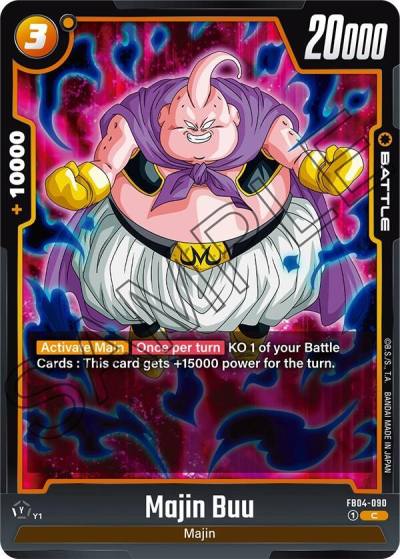 Majin Buu FB04-090 Ultra Limit Fusion World card