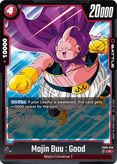 Majin Buu Good FB05-019 New Adventure Fusion World card