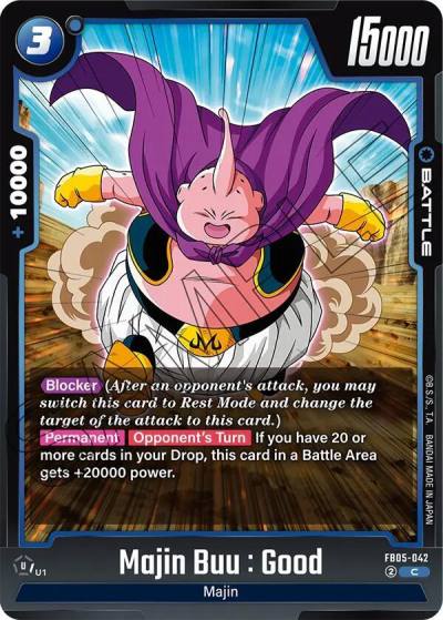 Majin Buu Good FB05-042 New Adventure Fusion World card