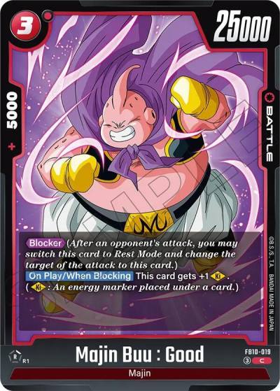 Majin Buu Good FB10-019 Cross Force Fusion World card