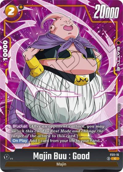 Majin Buu Good FS11-15 Starter Deck EX: The Phase of Evolution Fusion World card