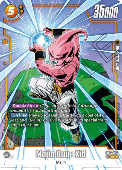 Majin Buu Kid Alternate Art FB04-094 Ultra Limit Fusion World card