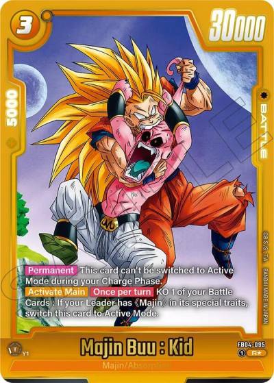 Majin Buu Kid Alternate Art FB04-095 Ultra Limit Alternate Art Reprints Fusion World card