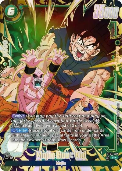 Majin Buu Kid Alternate Art ST01-037 Story Booster 01 Fusion World card