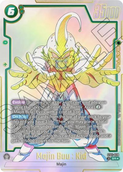 Majin Buu Kid Alternate Art ST01-038 Story Booster 01 Fusion World card