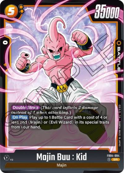 Majin Buu Kid FB04-094 Ultra Limit Fusion World card