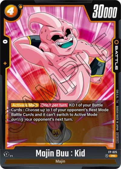 Majin Buu Kid FP-025 Fusion World Promotion Cards and Packs Fusion World card