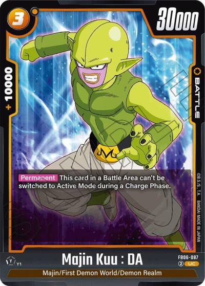 Majin Kuu DA FB06-087 Rivals Clash Fusion World card
