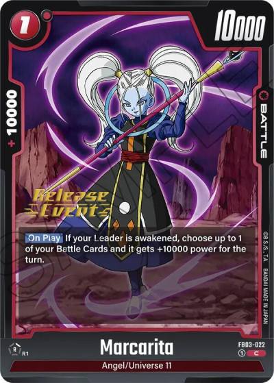 Marcarita FB03-022 Raging Roar Release Event Cards Fusion World card