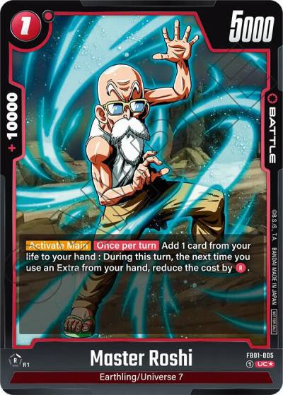 Master Roshi Championship Pack 01 FB01-005 Tournament and Championship Promos Fusion World card