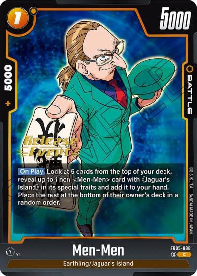 Men Men FB05-088 New Adventure Release Event Cards Fusion World card