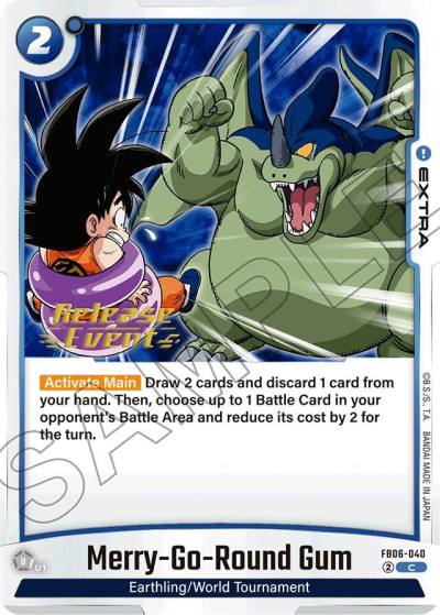 Merry Go Round Gum FB06-040 Rivals Clash Release Event Cards Fusion World card