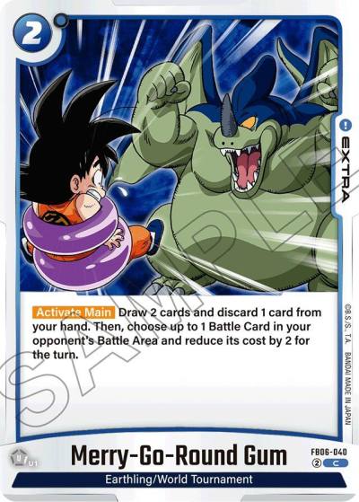 Merry Go Round Gum FB06-040 Rivals Clash Fusion World card