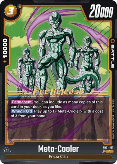 Meta Cooler FB01-131 Awakened Pulse Pre-Release Cards Fusion World card