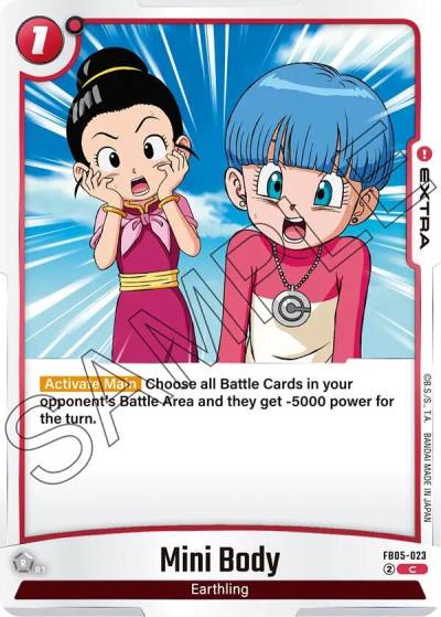 Mini Body FB05-023 New Adventure Fusion World card