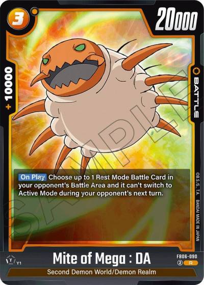 Mite of Mega DA FB06-090 Rivals Clash Fusion World card
