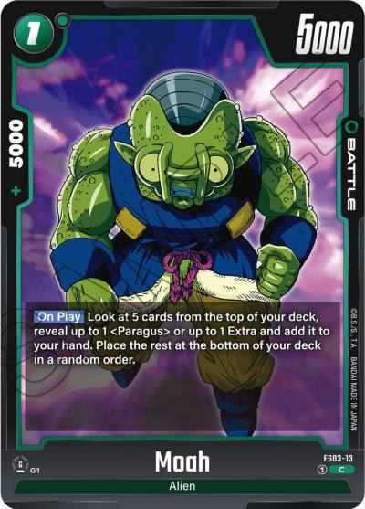 Moah FS03-13 Starter Deck 3: Broly Fusion World card