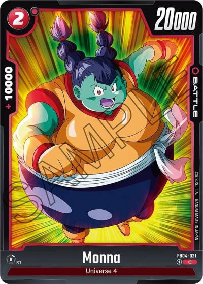 Monna FB04-021 Ultra Limit Fusion World card