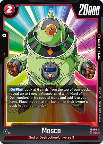 Mosco FB05-021 New Adventure Fusion World card