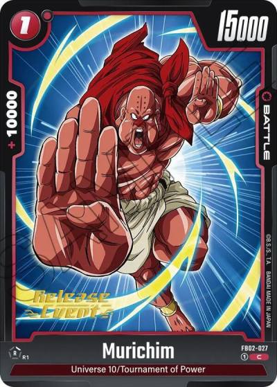 Murichim FB02-027 Blazing Aura Release Event Cards Fusion World card