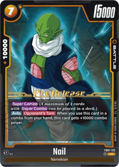 Nail FB01-125 Awakened Pulse Pre-Release Cards Fusion World card