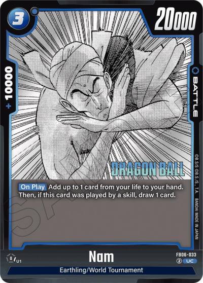 Nam Holofoil FB06-033 Manga Booster 01 Fusion World card