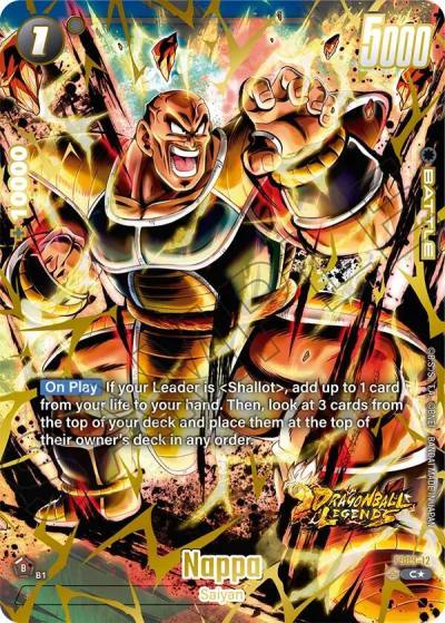 Nappa Bonus Pack Alternate Art FS09-12 Starter Deck 9: Shallot Fusion World card