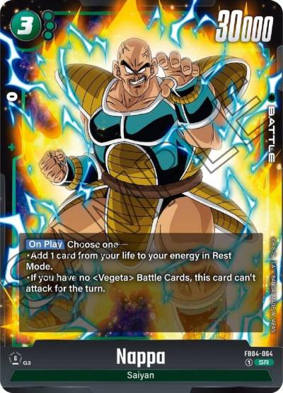 Nappa FB04-064 Ultra Limit Fusion World card