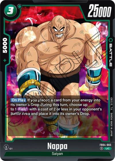 Nappa FB04-065 Ultra Limit Fusion World card