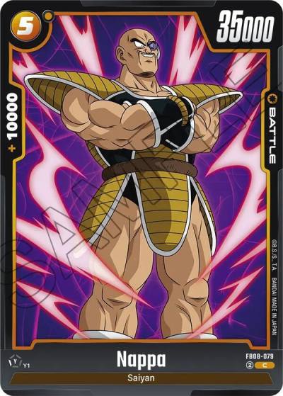 Nappa FB08-079 Saiyan's Pride Fusion World card