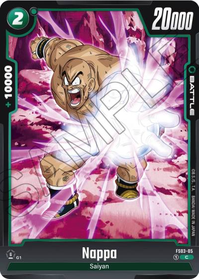 Nappa FS03-05 Starter Deck 3: Broly Fusion World card