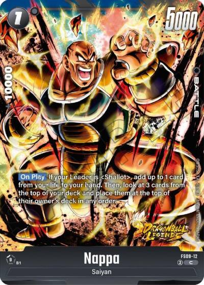 Nappa FS09-12 Starter Deck 9: Shallot Fusion World card