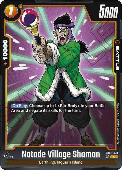 Natade Village Shaman FB08-078 Saiyan's Pride Fusion World card