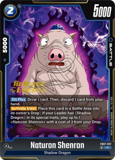 Naturon Shenron FB07-037 Wish For Shenron Release Event Cards Fusion World card