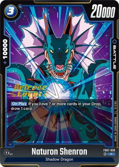 Naturon Shenron FB07-038 Wish For Shenron Release Event Cards Fusion World card