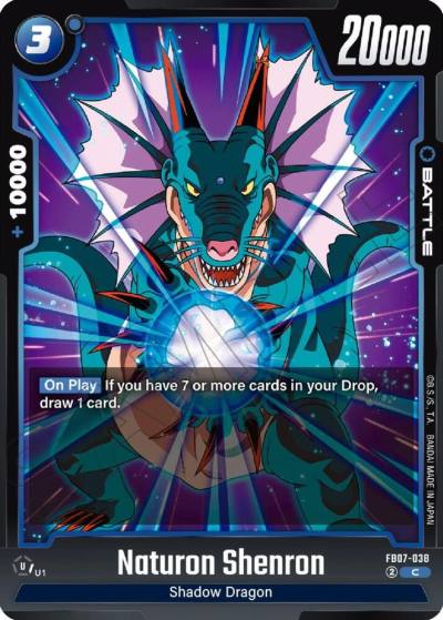 Naturon Shenron FB07-038 Wish For Shenron Fusion World card