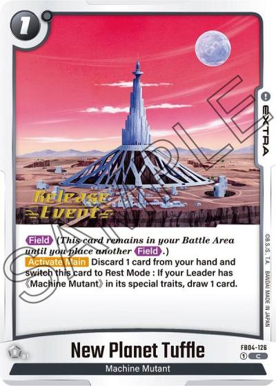 New Planet Tuffle FB04-126 Ultra Limit Release Event Cards Fusion World card