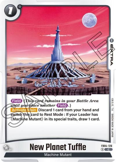 New Planet Tuffle FB04-126 Ultra Limit Fusion World card
