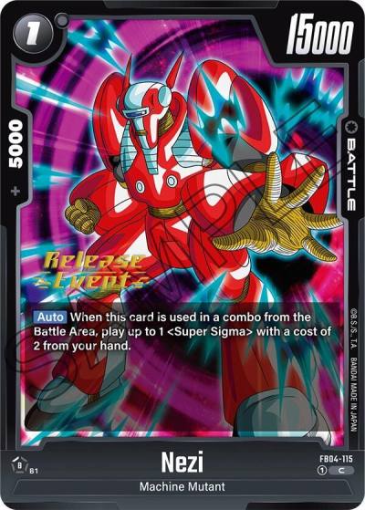 Nezi FB04-115 Ultra Limit Release Event Cards Fusion World card