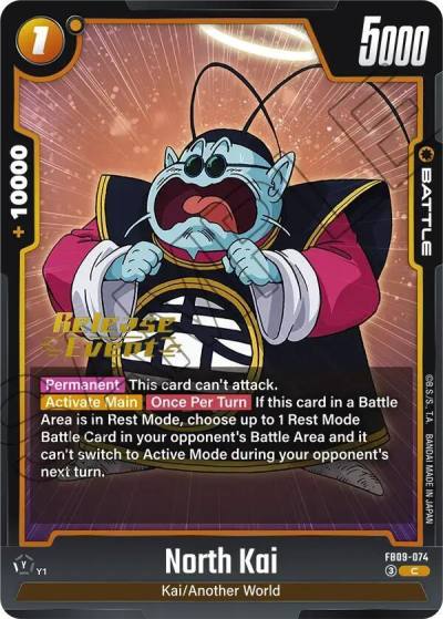 North Kai FB09-074 Dual Evolution Release Event Cards Fusion World card