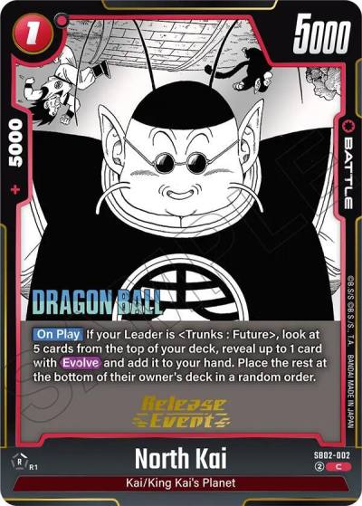 North Kai SB02-002 Manga Booster 02 Release Event Cards Fusion World card