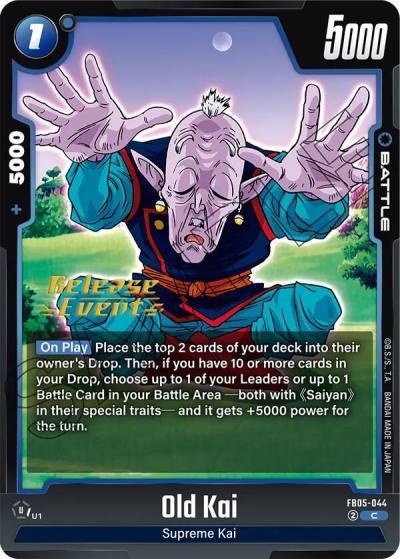 Old Kai FB05-044 New Adventure Release Event Cards Fusion World card