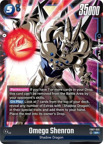 Omega Shenron FB07-035 Wish For Shenron Fusion World card