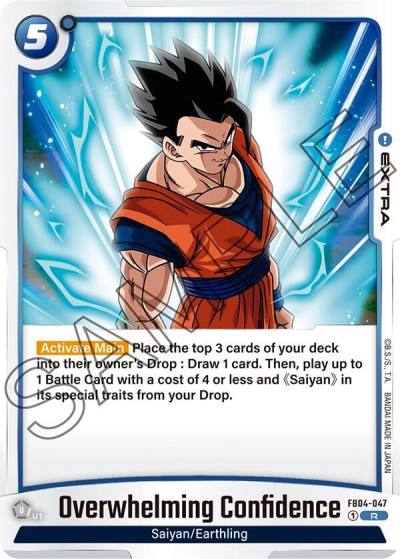 Overwhelming Confidence FB04-047 Ultra Limit Fusion World card