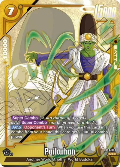 Paikuhan Alternate Art FB09-088 Dual Evolution Fusion World card