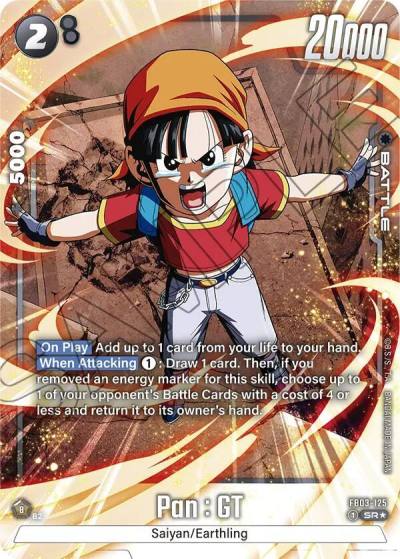 Pan GT Alternate Art FB03-125 Raging Roar Fusion World card