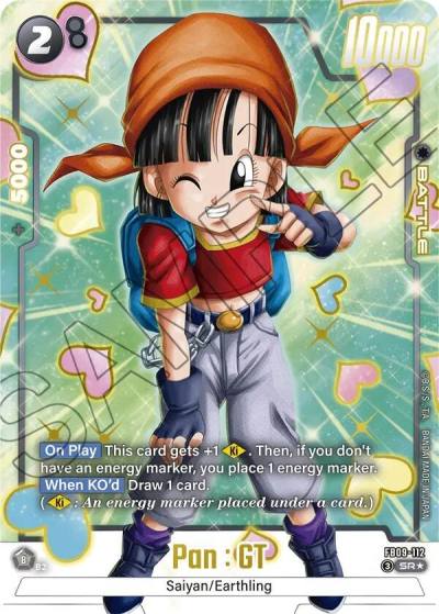 Pan GT Alternate Art FB09-112 Dual Evolution Fusion World card