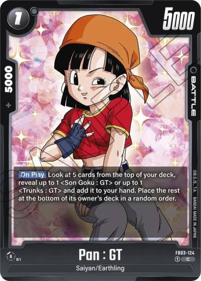 Pan GT FB03-124 Raging Roar Fusion World card