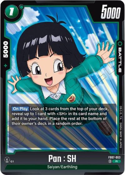 Pan SH FB07-063 Wish For Shenron Fusion World card