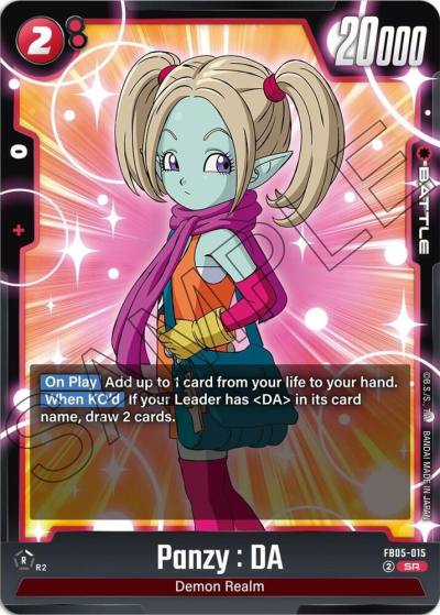 Panzy DA FB05-015 New Adventure Fusion World card